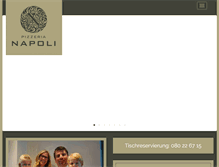 Tablet Screenshot of pizzerianapoli.be