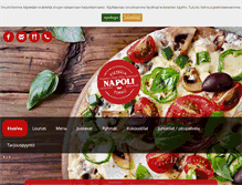 Tablet Screenshot of pizzerianapoli.com
